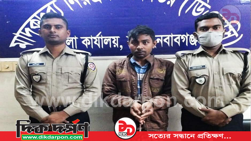 ভোলাহাট সীমান্তে ডিএনসি’র অভিযানে হেরোইনসহ আটক-১