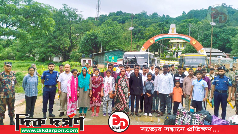 সিলেটের তামাবিল দিয়ে কিশোরী নারী সহ ২২ বাংলাদেশিকে ফেরত পাঠাল ভারত