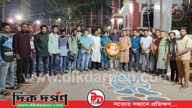 মহান স্বাধীনতা দিবসে রাজশাহী বরেন্দ্র প্রেসক্লাবের শ্রদ্ধাঞ্জলি