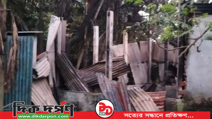 যুবদল নেতার মৃত্যু ঘটনায় নেতাকর্মীদের বাড়িঘরে আগুন-ভাঙচুর